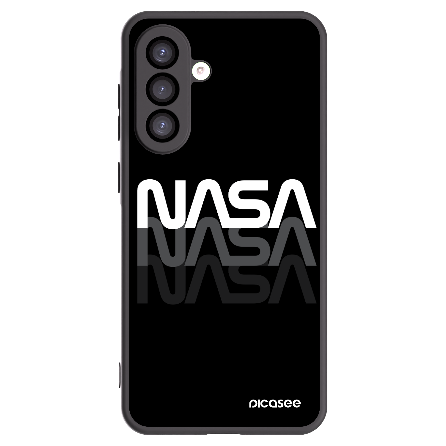 Picasee silikonski črni ovitek za Samsung Galaxy A26 5G A266B - NASA Triple