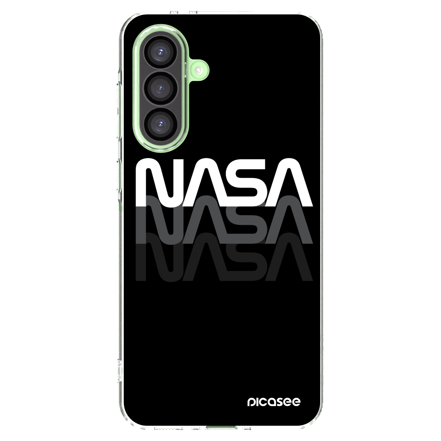 Picasee silikonski prozorni ovitek za Samsung Galaxy A26 5G A266B - NASA Triple