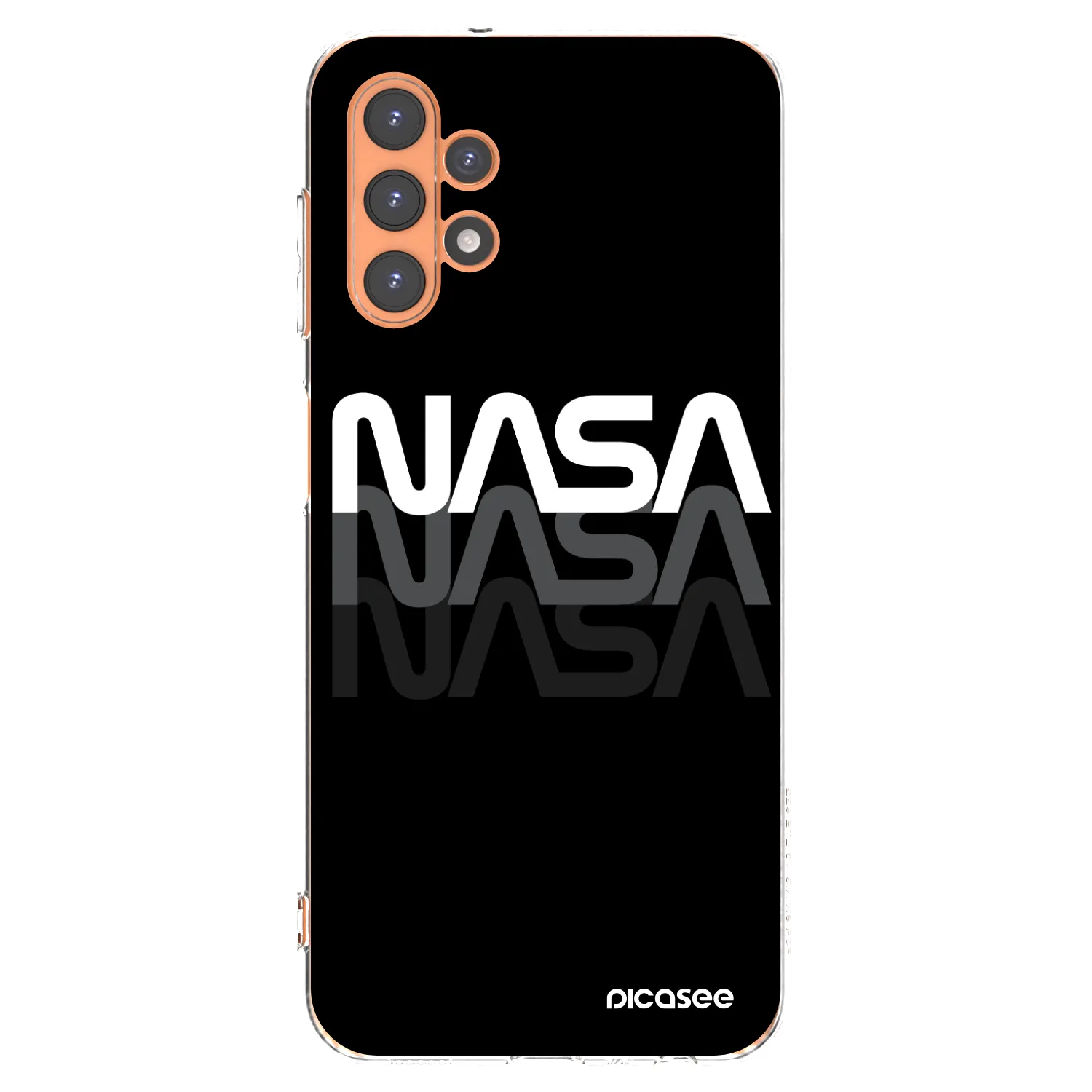 Picasee silikonski prozorni ovitek za Samsung Galaxy A13 5G - NASA Triple