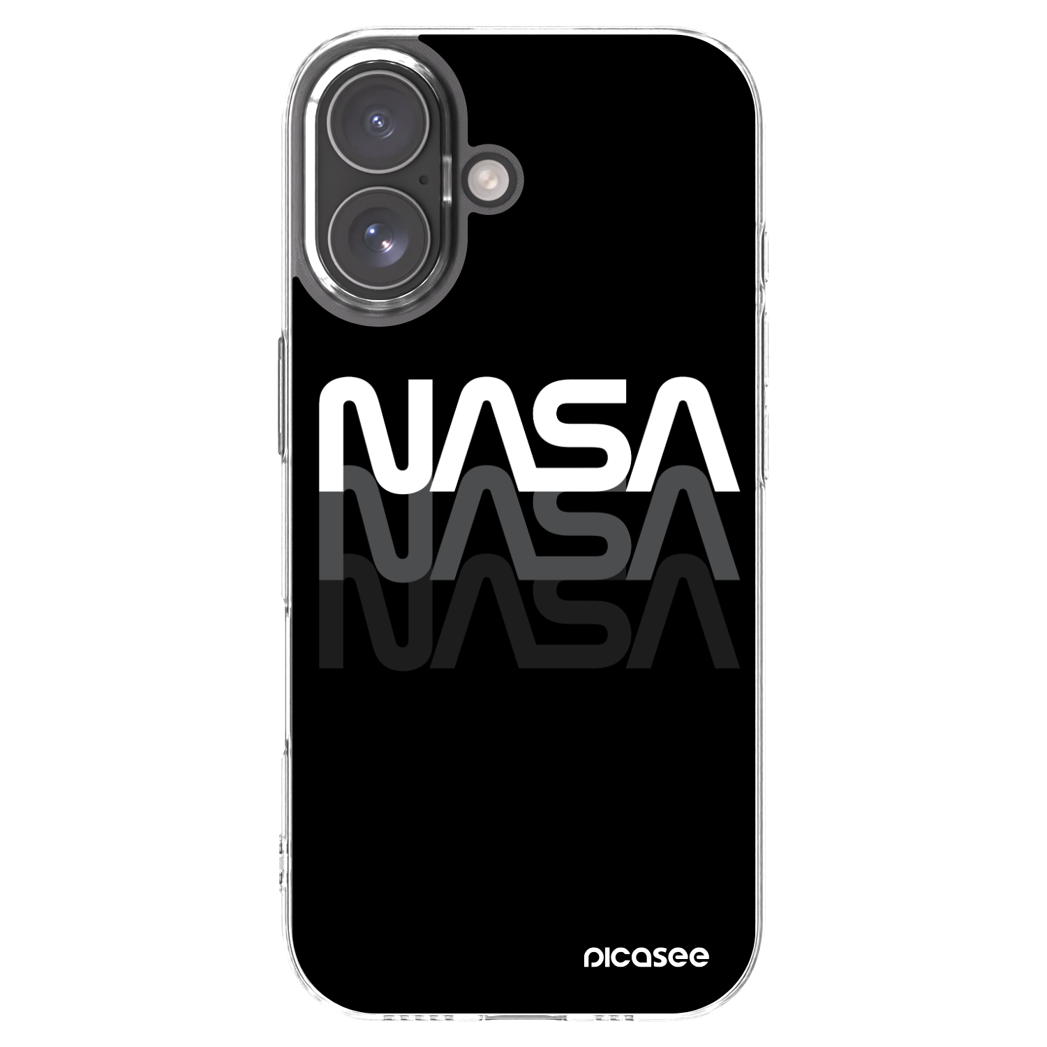 Picasee silikonski prozorni ovitek za Apple iPhone 17 - NASA Triple