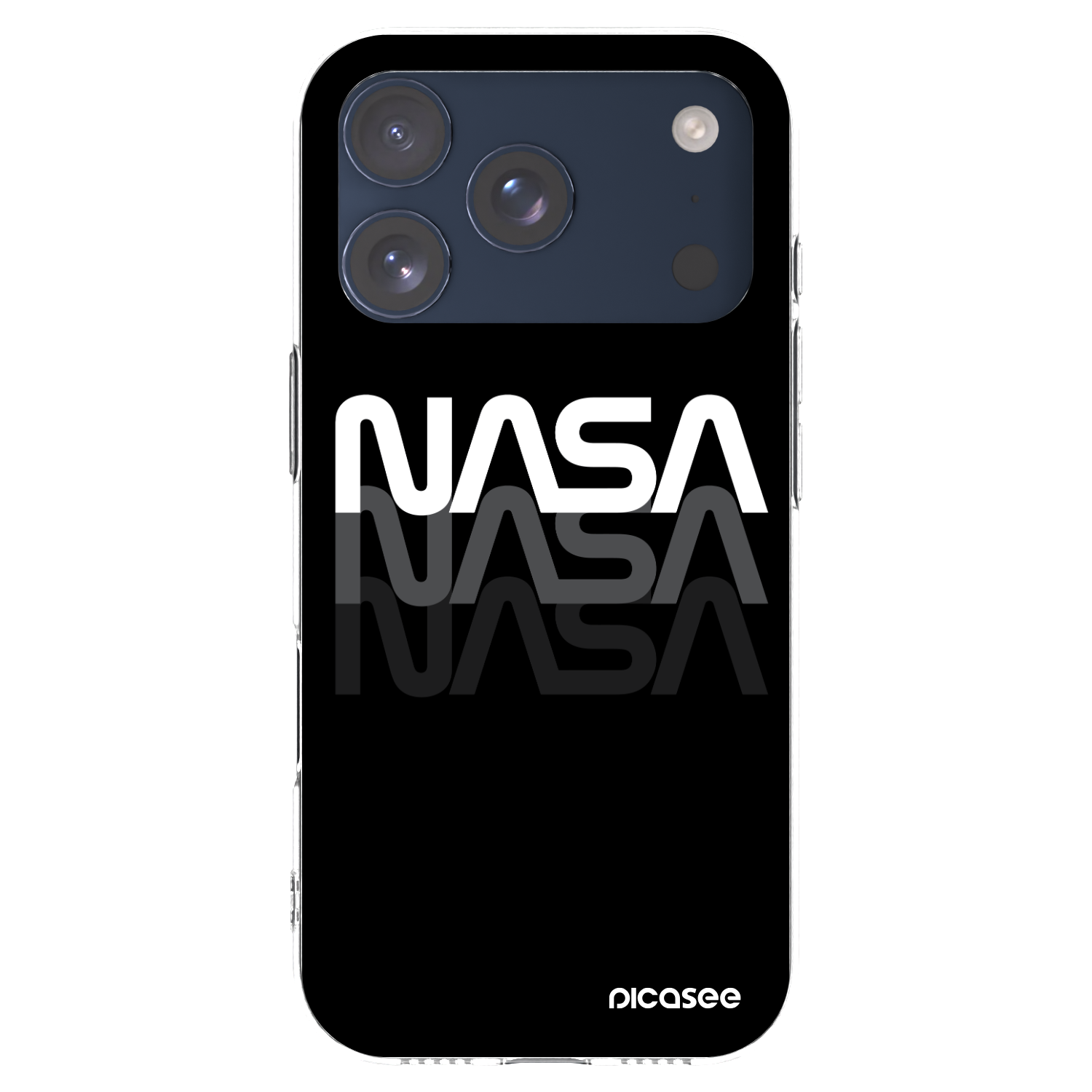 Picasee silikonski prozorni ovitek za Apple iPhone 17 Pro - NASA Triple