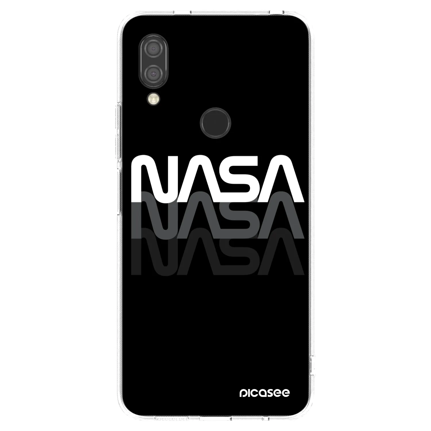 Picasee silikonski prozorni ovitek za Xiaomi Redmi 7 - NASA Triple