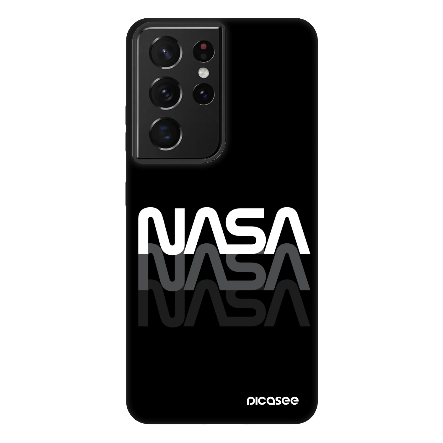 Picasee Fashion Case za Samsung Galaxy S21 Ultra 5G G998B - NASA Triple