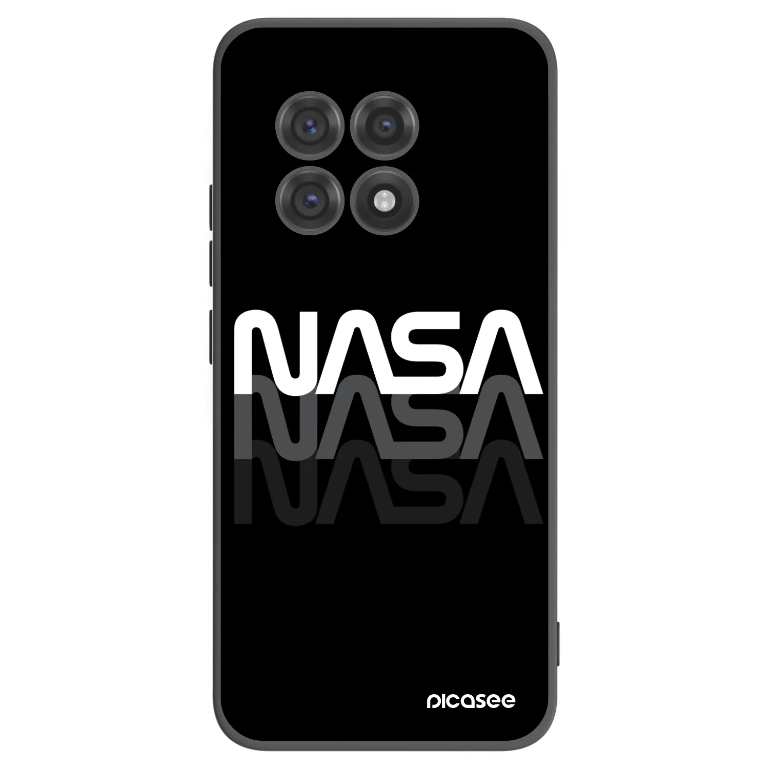 Picasee silikonski črni ovitek za OnePlus 13R 5G - NASA Triple