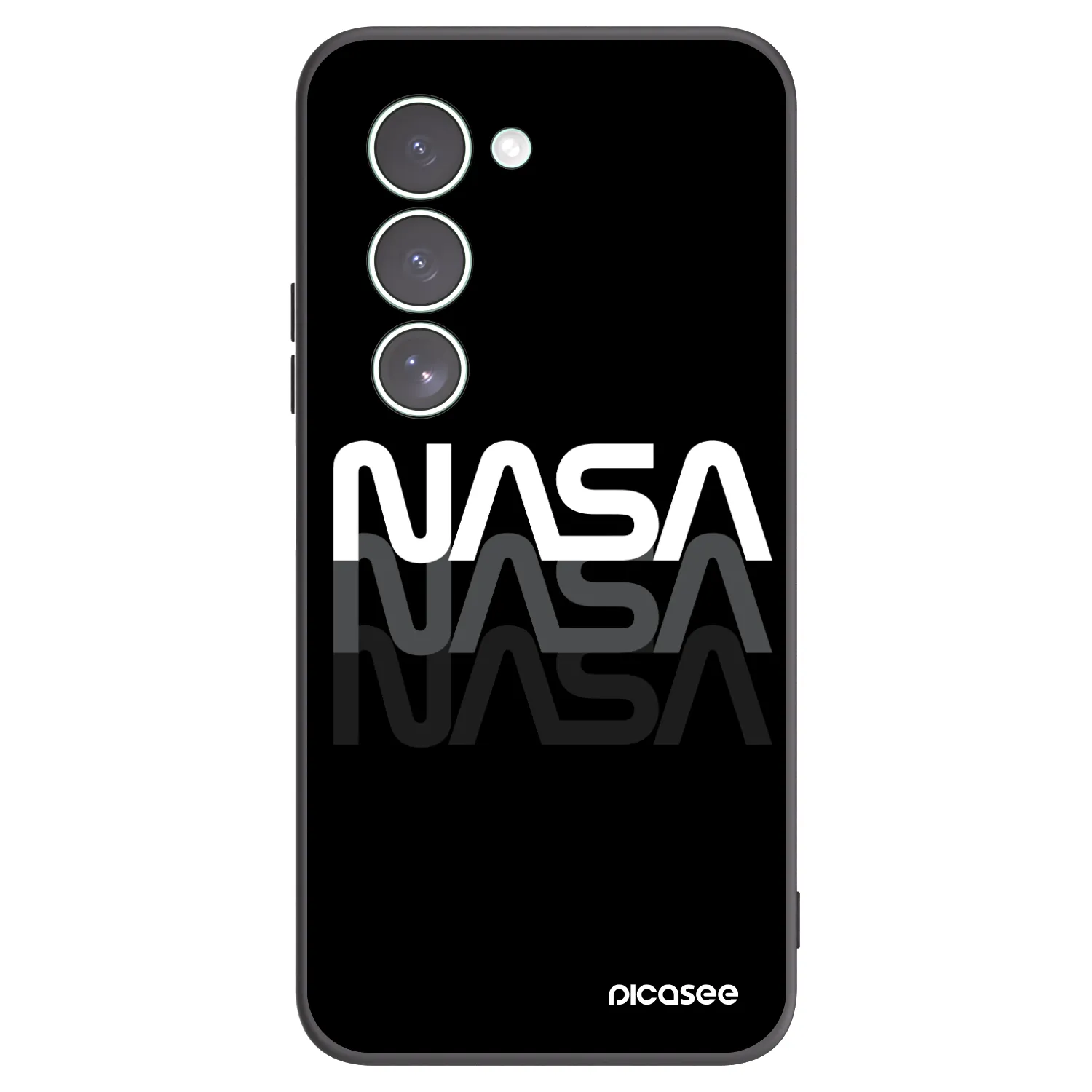 Picasee silikonski črni ovitek za Xiaomi Redmi 15 5G - NASA Triple