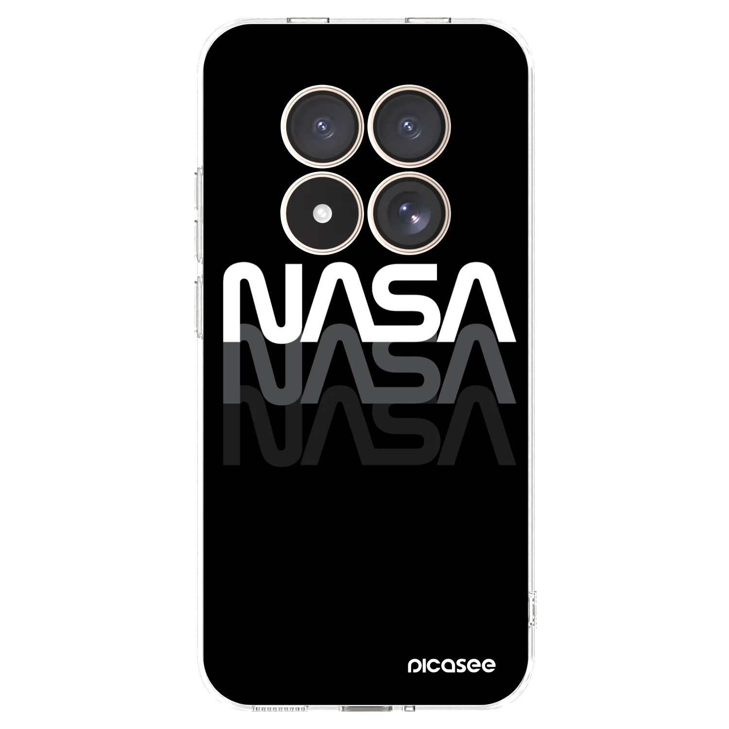 Picasee silikonski prozorni ovitek za Xiaomi Redmi Note 15 Pro 4G - NASA Triple