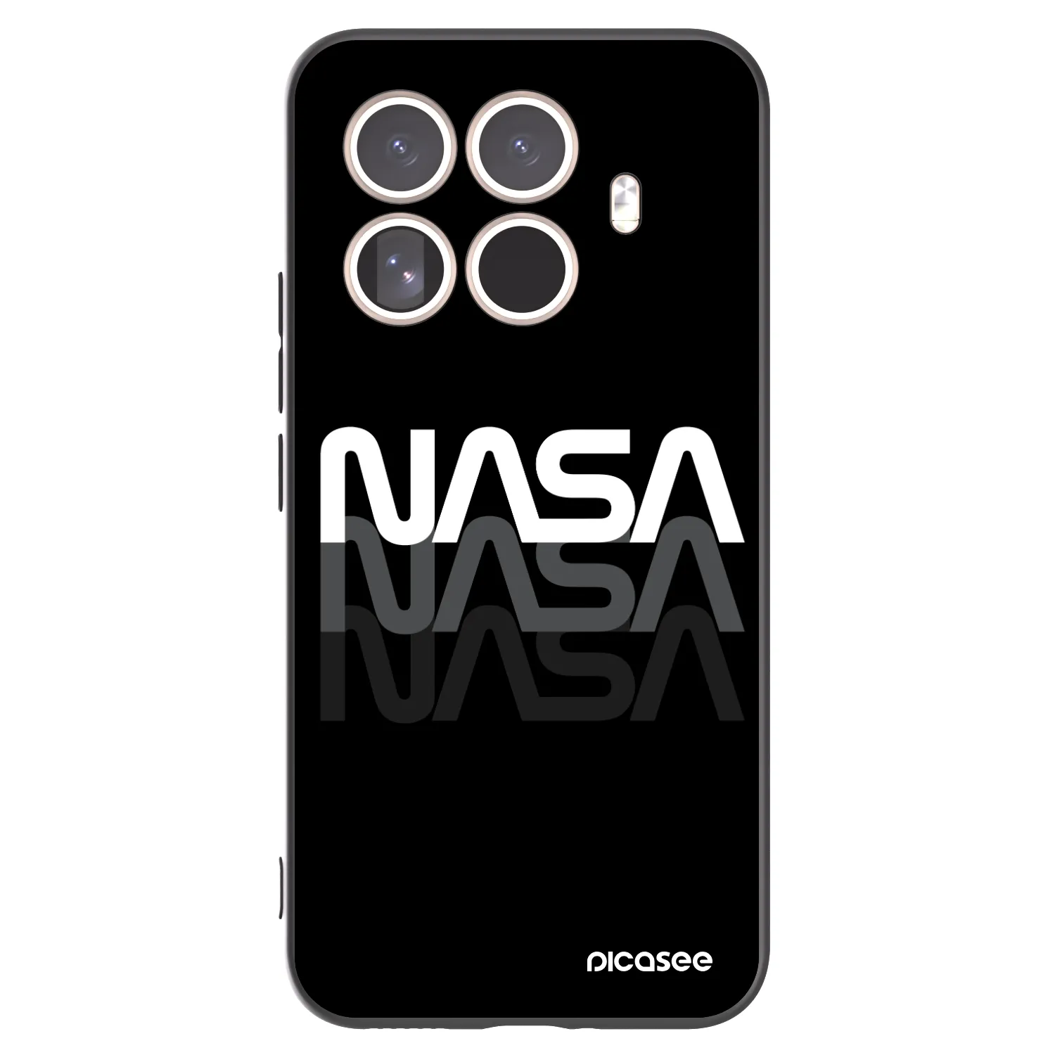 Picasee silikonski črni ovitek za Xiaomi 15T Pro - NASA Triple