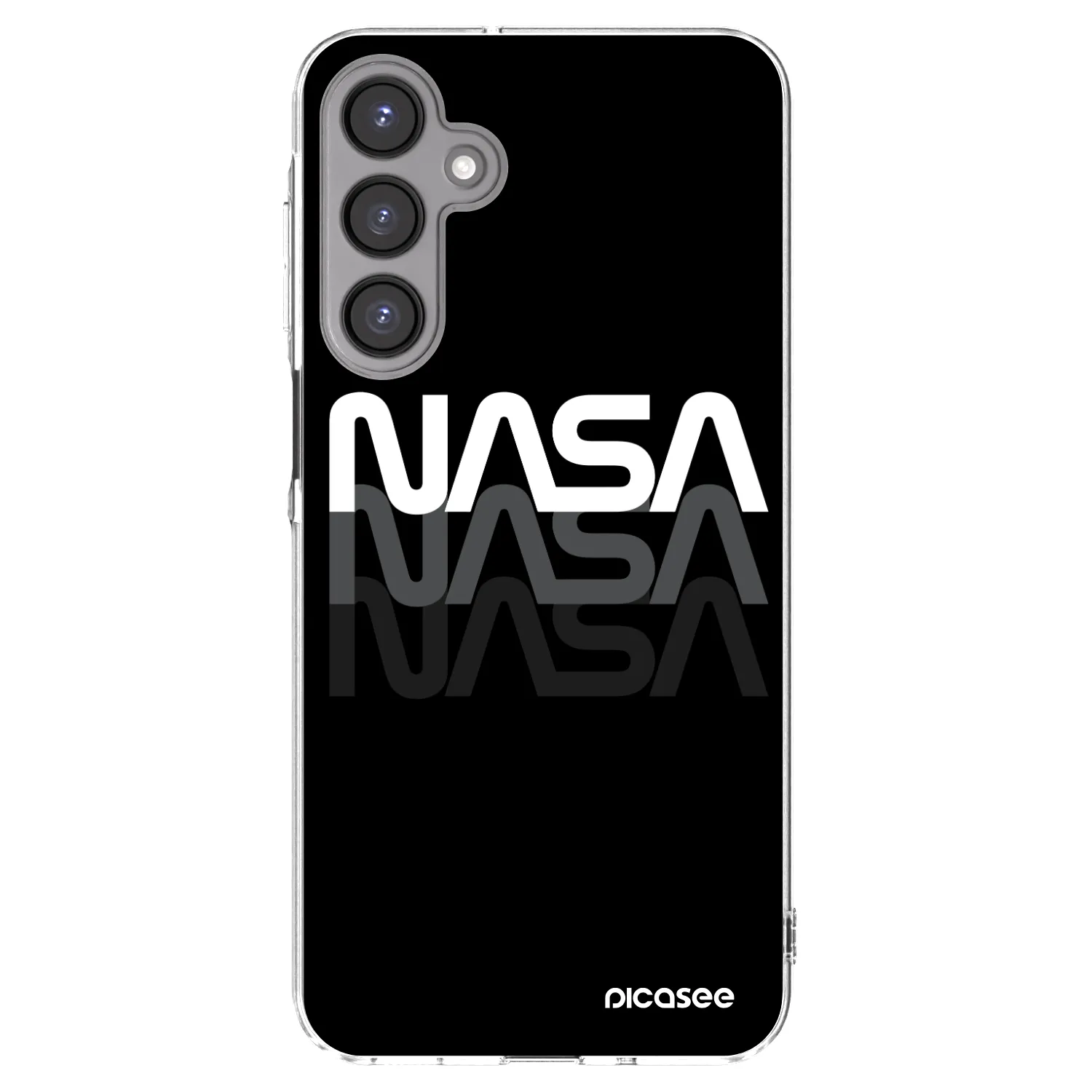 Picasee silikonski prozorni ovitek za Samsung Galaxy A16 4G - NASA Triple