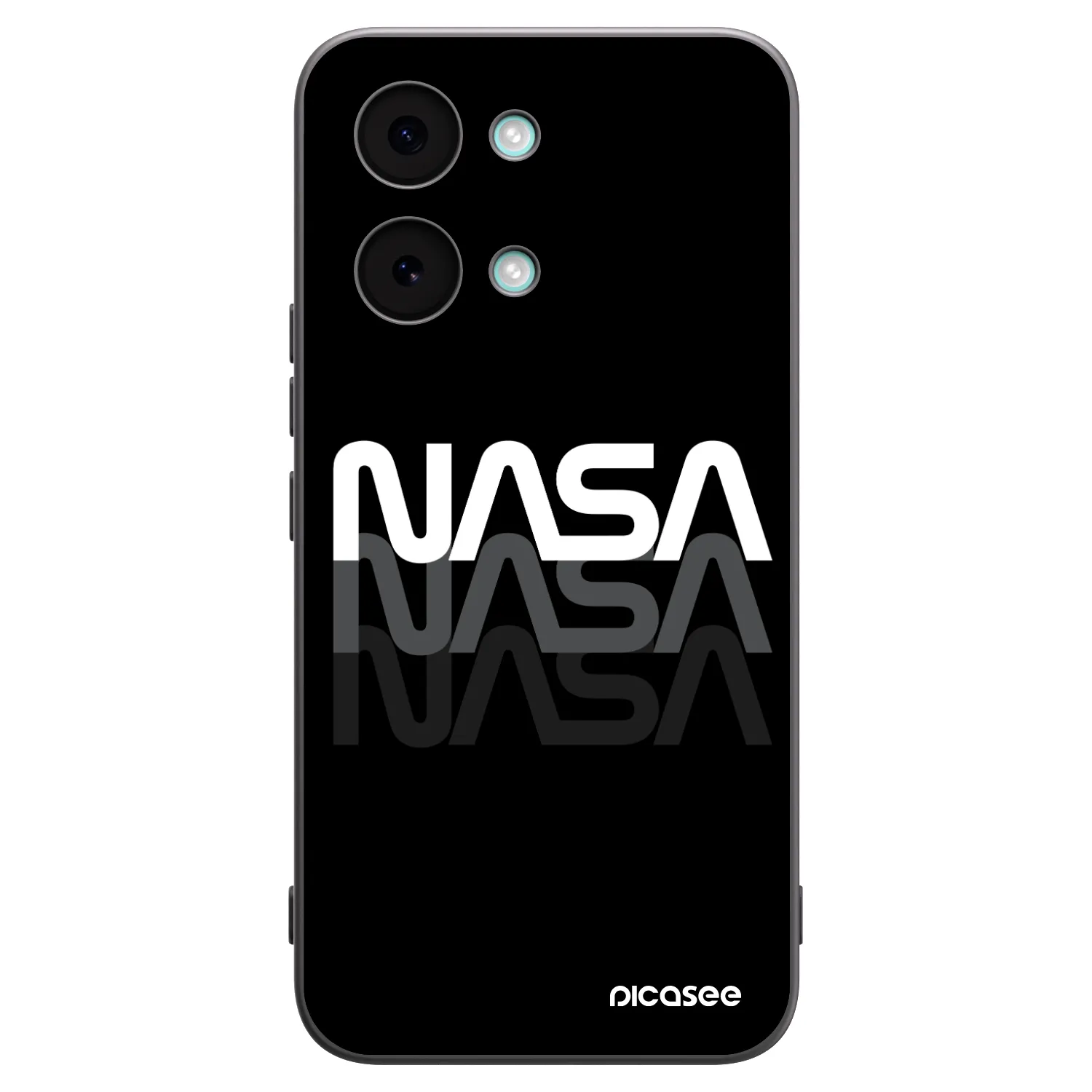 Picasee silikonski črni ovitek za Xiaomi Poco X8 Pro Max - NASA Triple