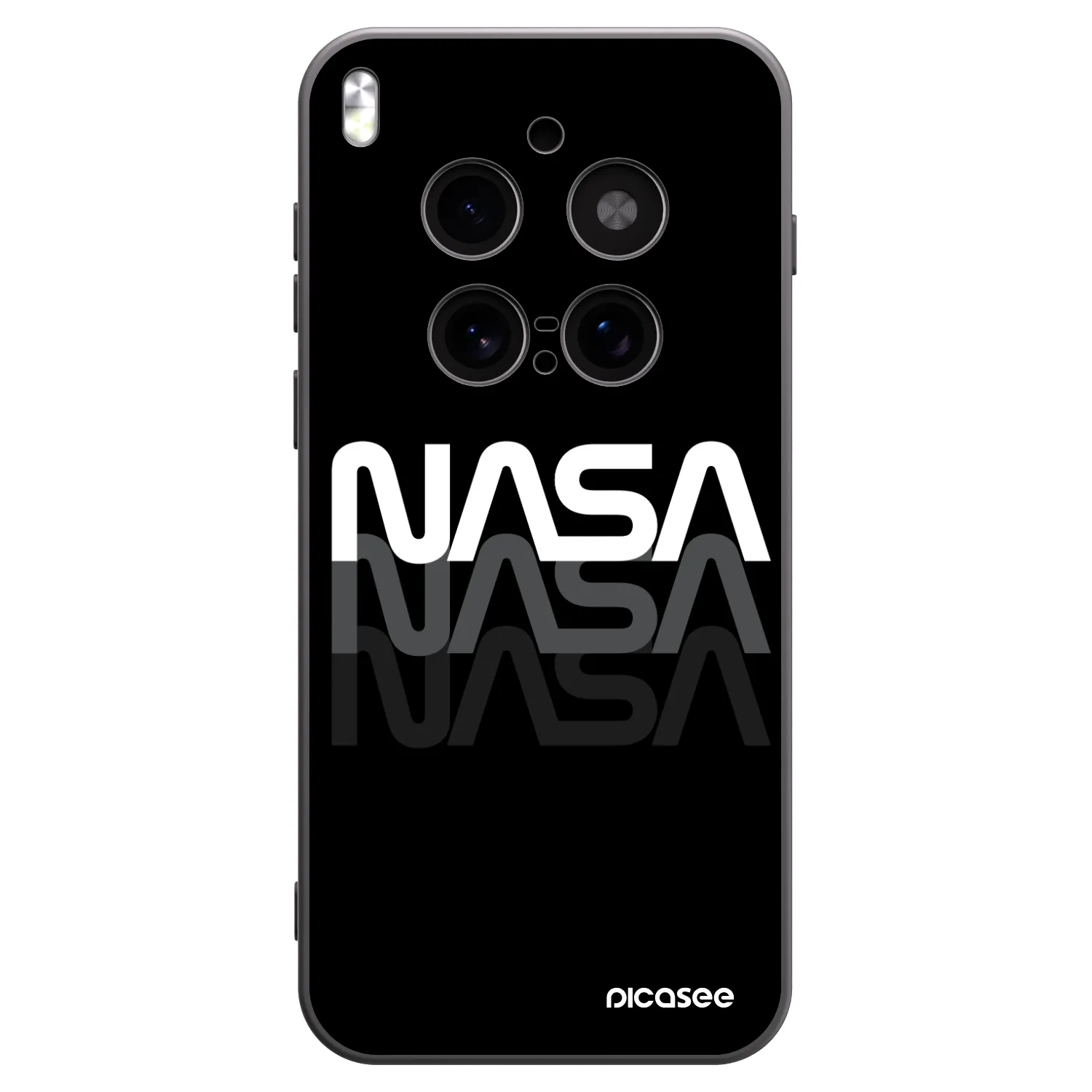 Picasee silikonski črni ovitek za Vivo X300 Pro - NASA Triple