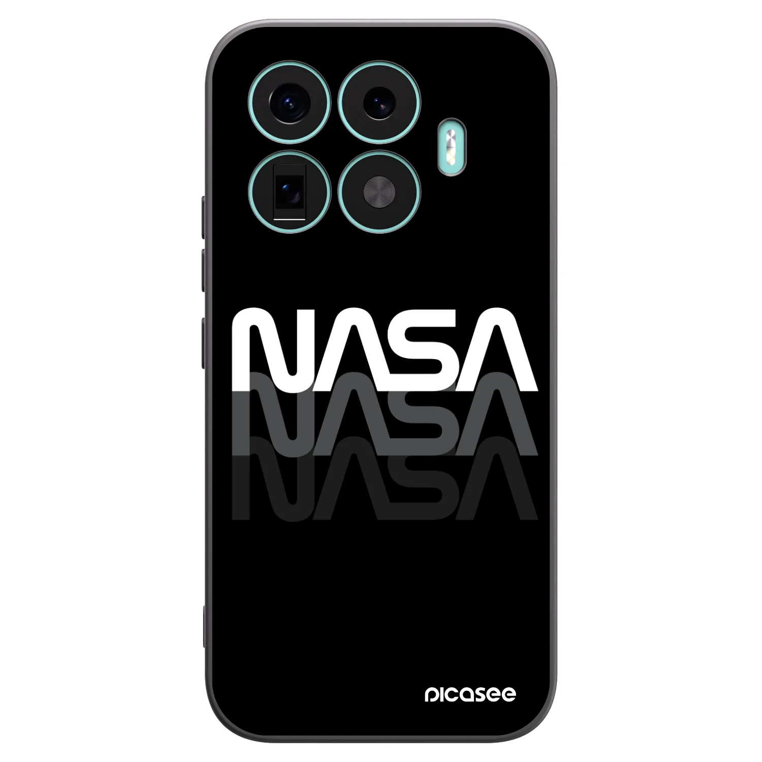 Picasee silikonski črni ovitek za Xiaomi 17T - NASA Triple