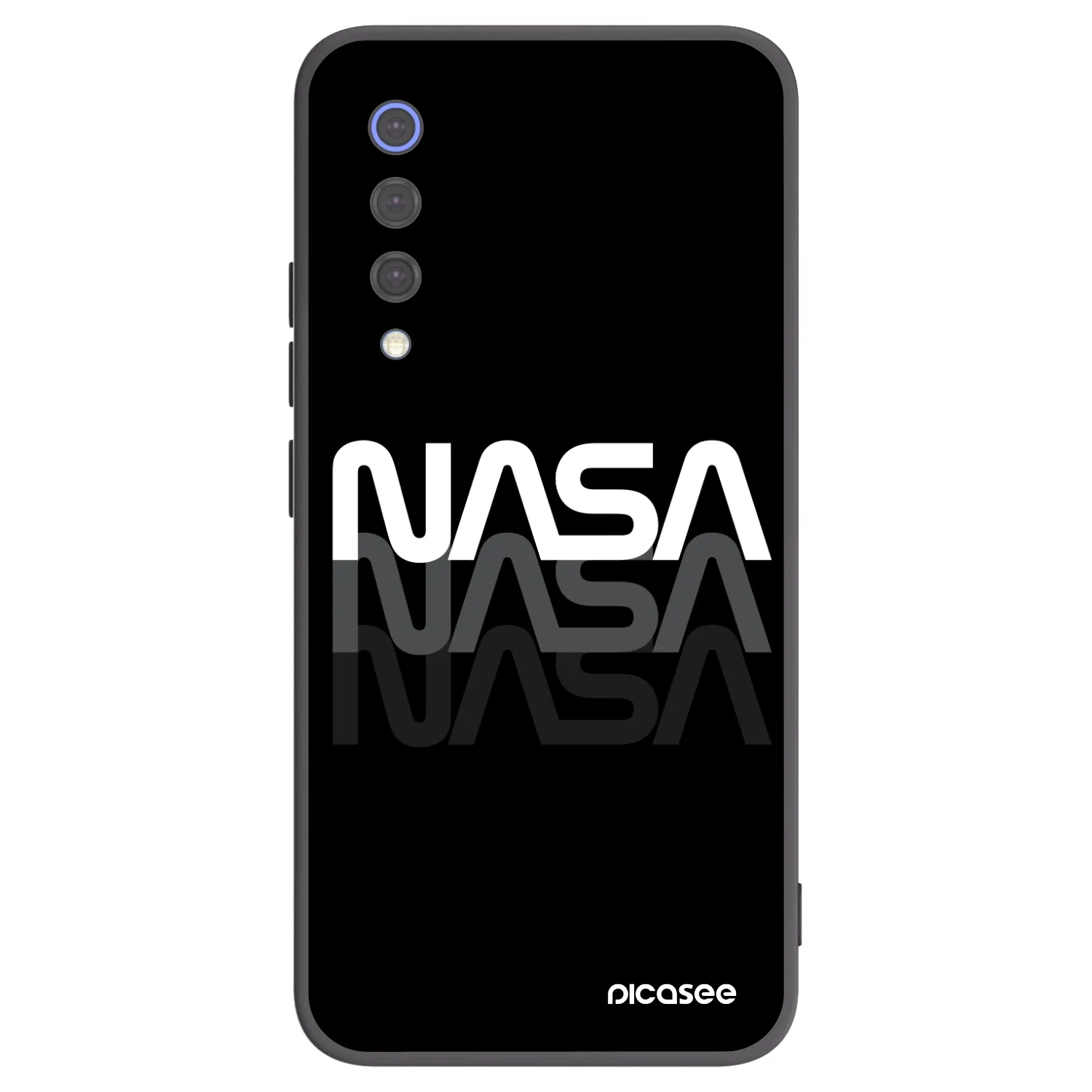 Picasee silikonski črni ovitek za Xiaomi Mi 9 SE - NASA Triple