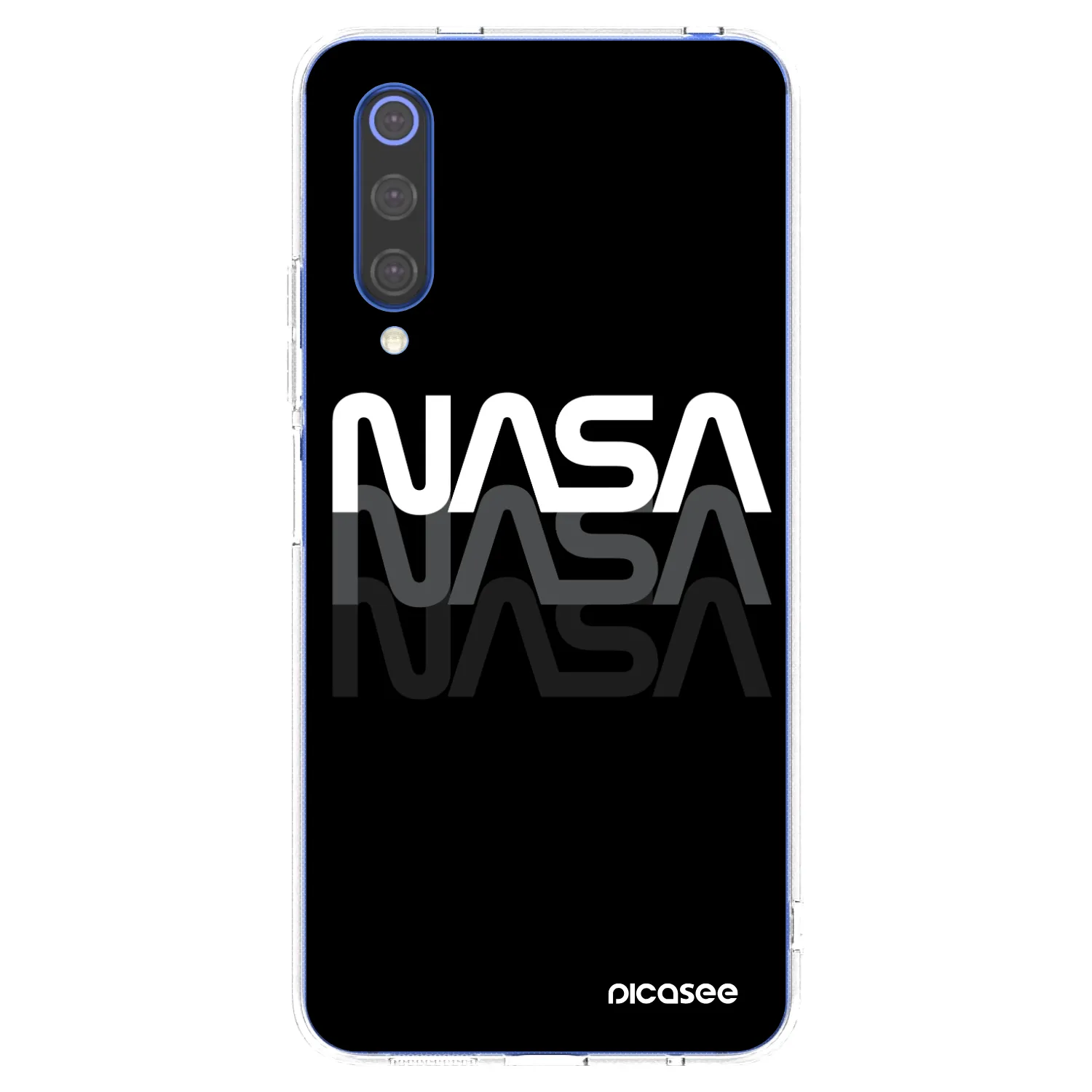 Picasee silikonski prozorni ovitek za Xiaomi Mi 9 SE - NASA Triple