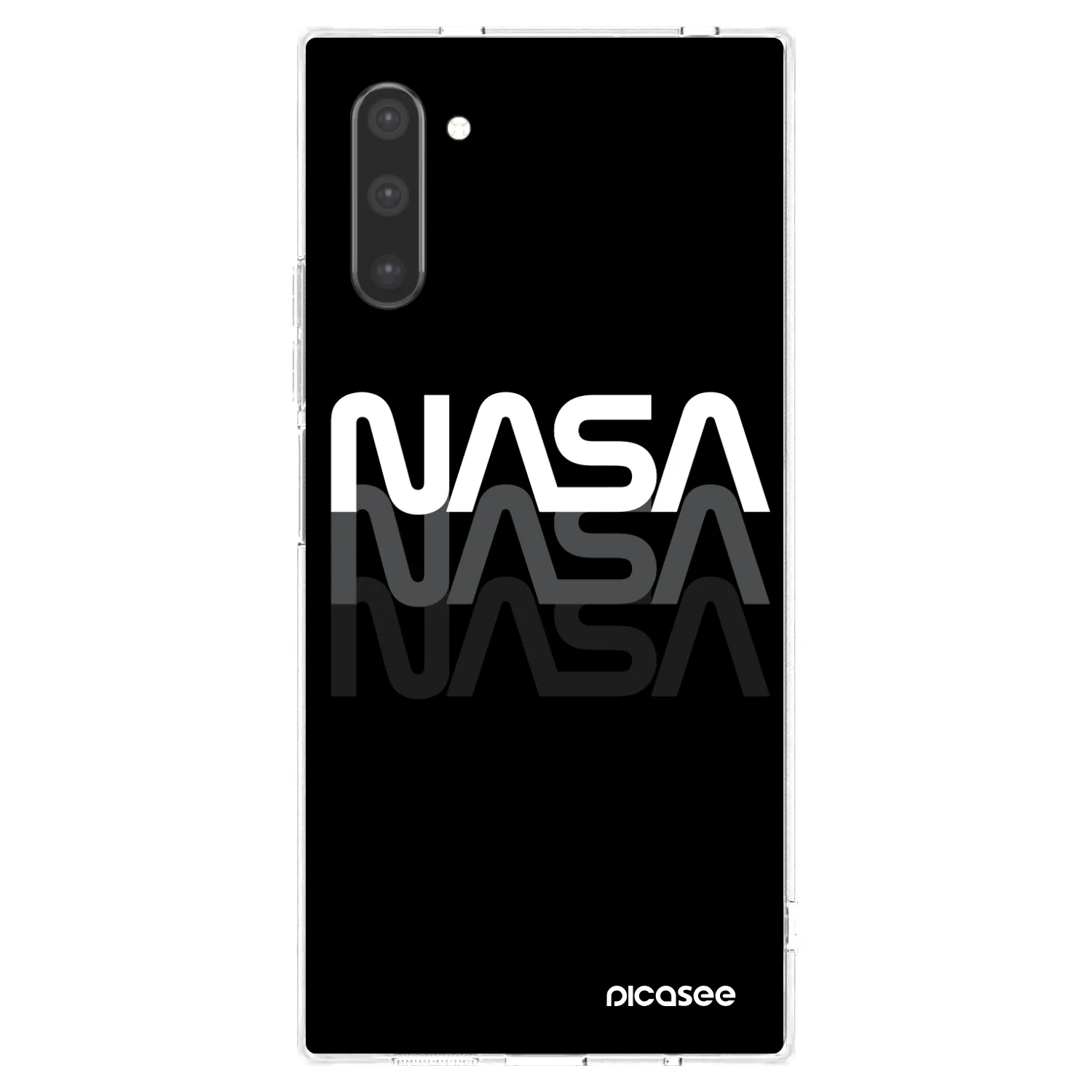 Picasee silikonski prozorni ovitek za Samsung Galaxy Note 10 N970F - NASA Triple