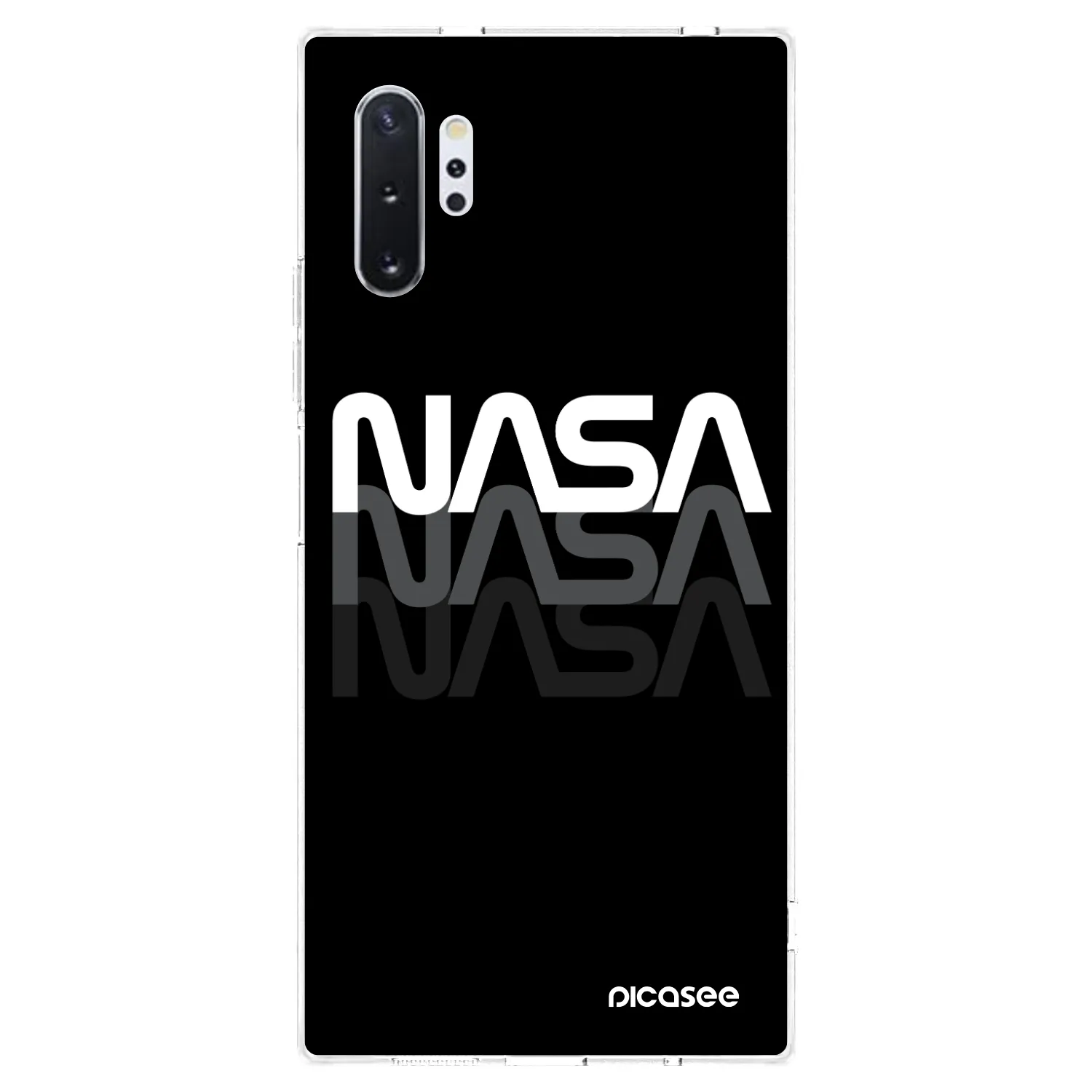 Picasee silikonski prozorni ovitek za Samsung Galaxy Note 10+ N975F - NASA Triple