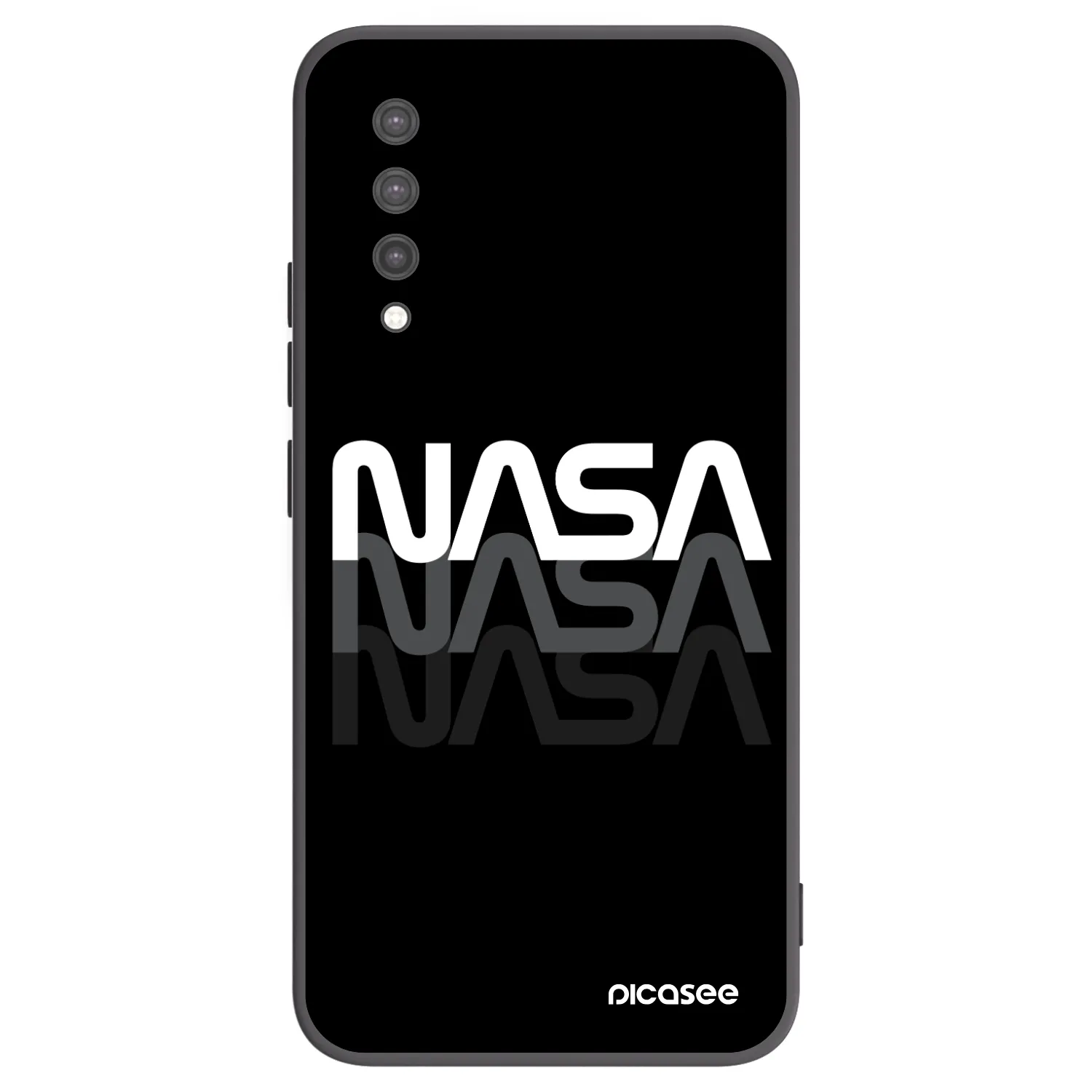 Picasee silikonski črni ovitek za Xiaomi Mi 9 Lite - NASA Triple
