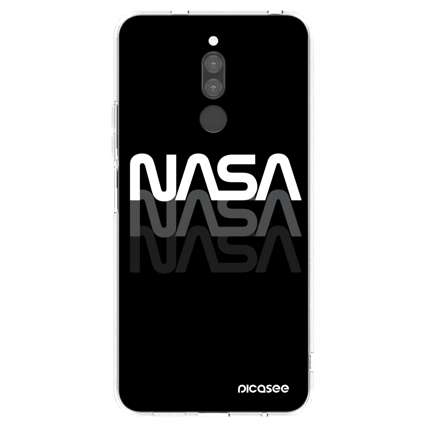 Picasee silikonski prozorni ovitek za Xiaomi Redmi 8 - NASA Triple