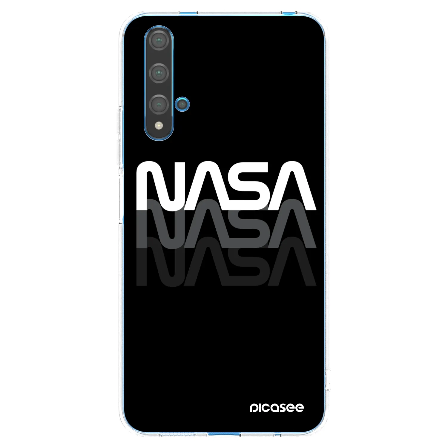 Picasee silikonski prozorni ovitek za Huawei Nova 5T - NASA Triple