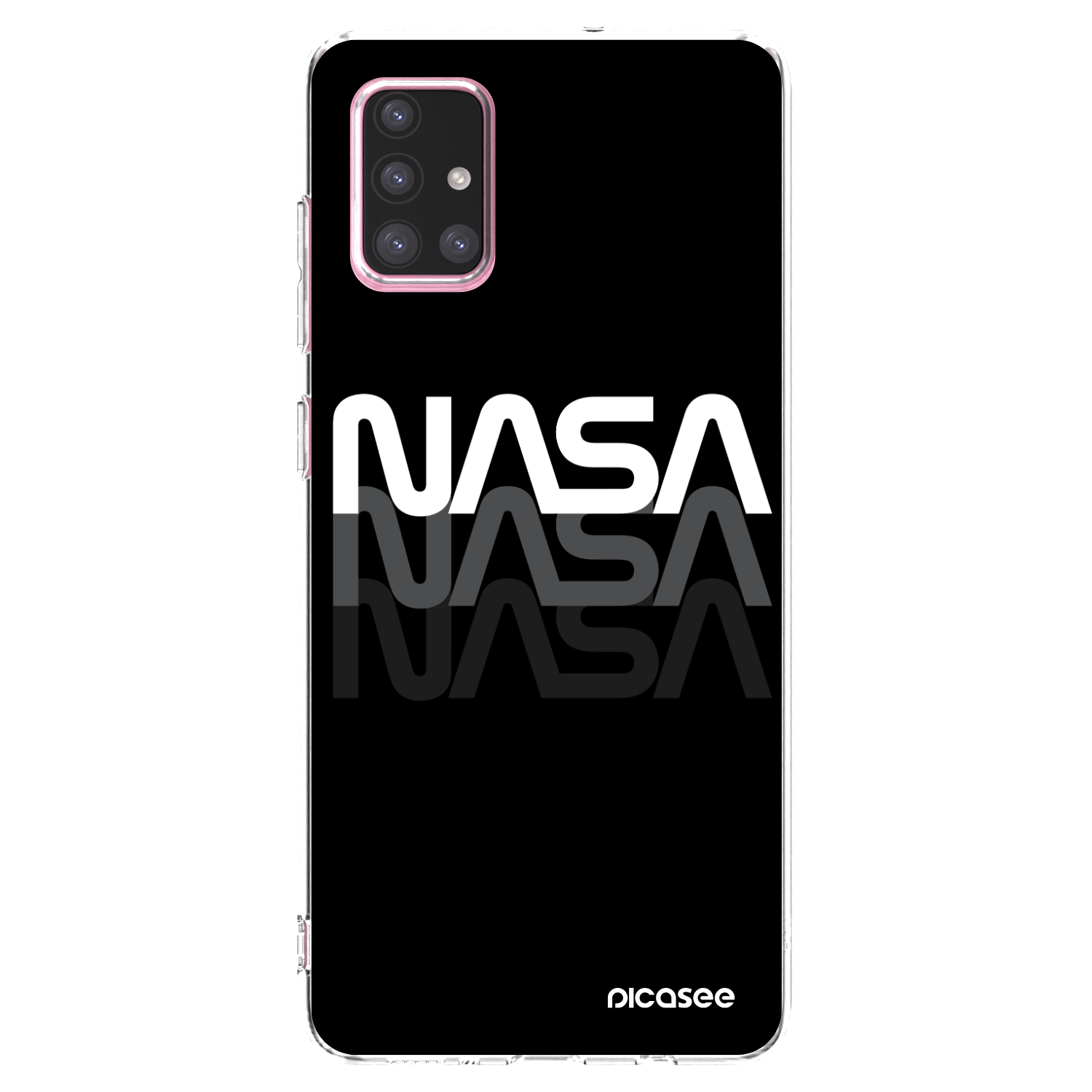 Picasee silikonski prozorni ovitek za Samsung Galaxy A71 A715F - NASA Triple