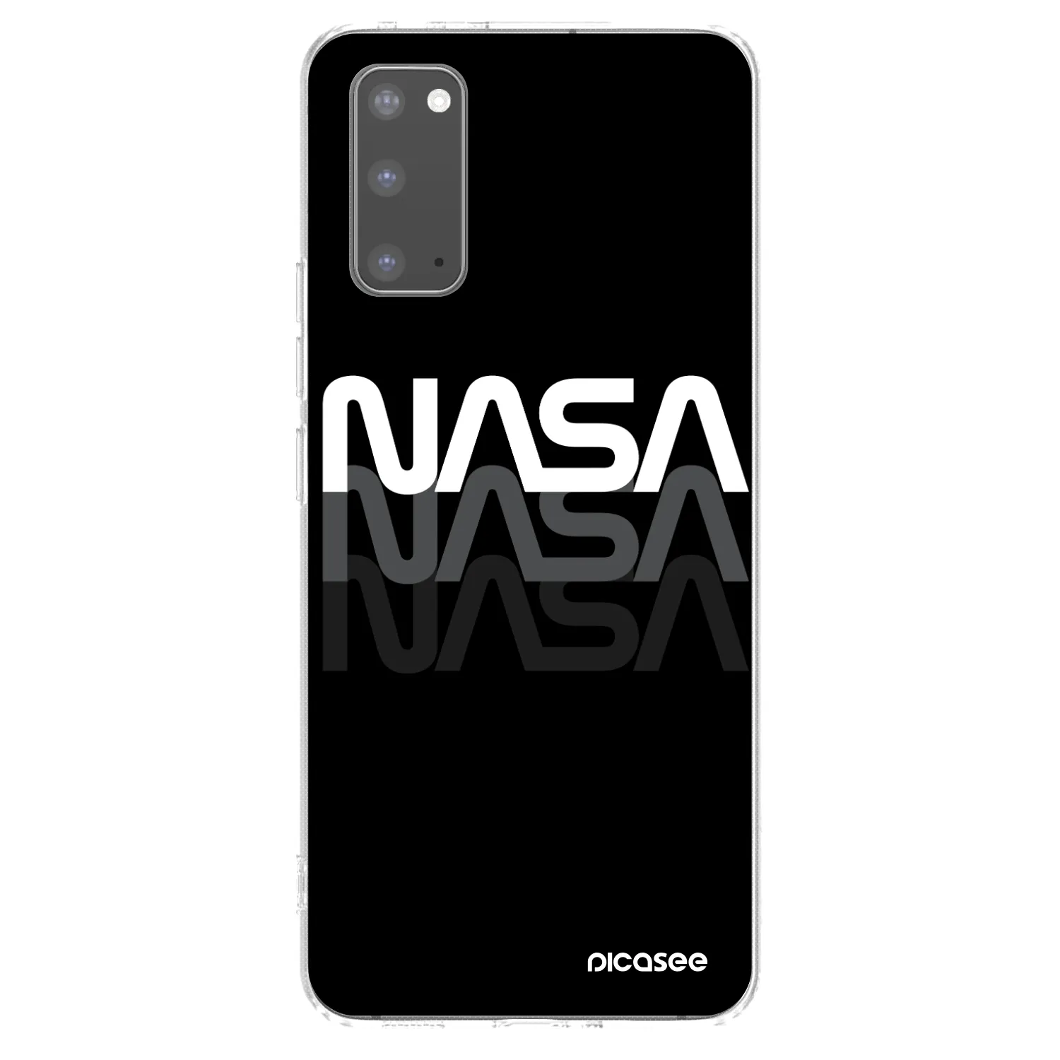 Picasee silikonski prozorni ovitek za Samsung Galaxy S20 G980F - NASA Triple