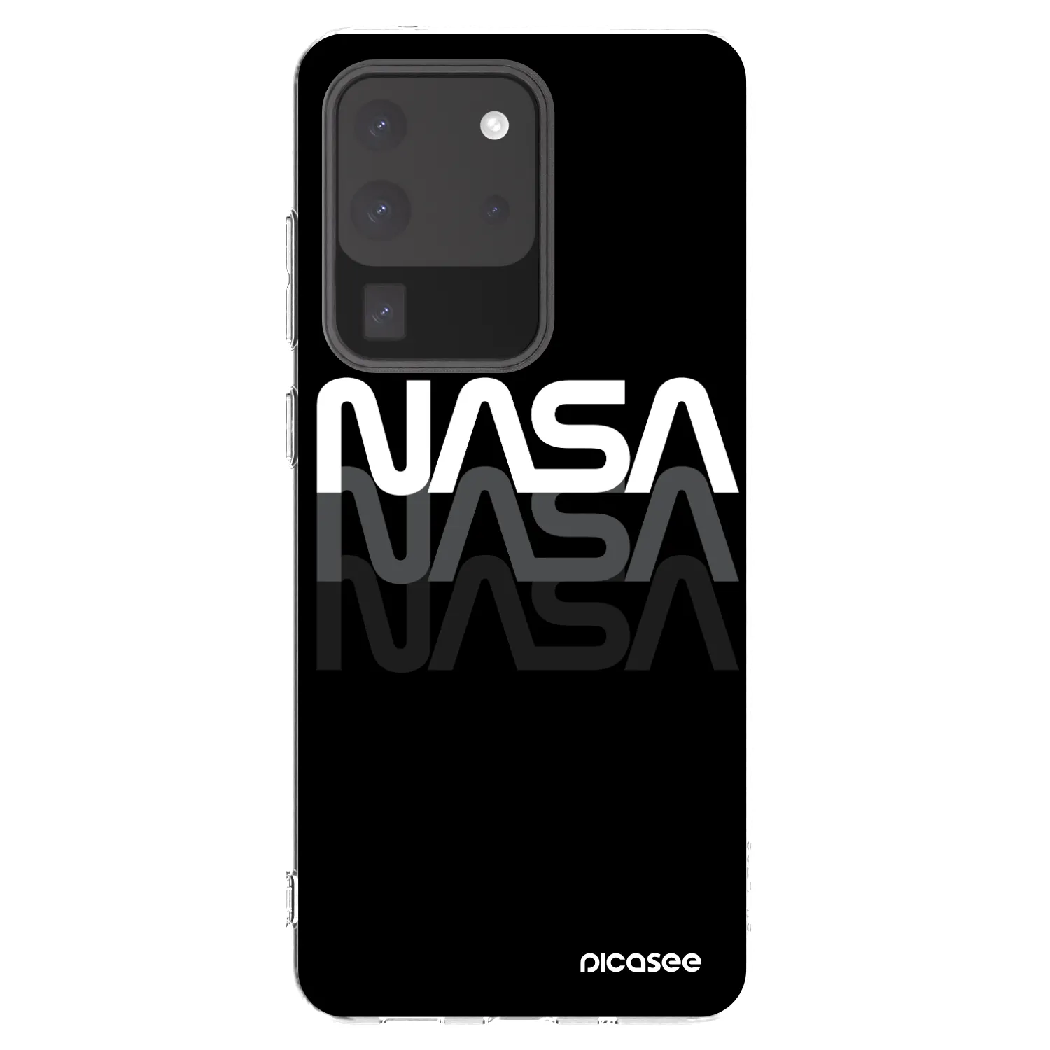 Picasee silikonski prozorni ovitek za Samsung Galaxy S20 Ultra 5G G988F - NASA Triple