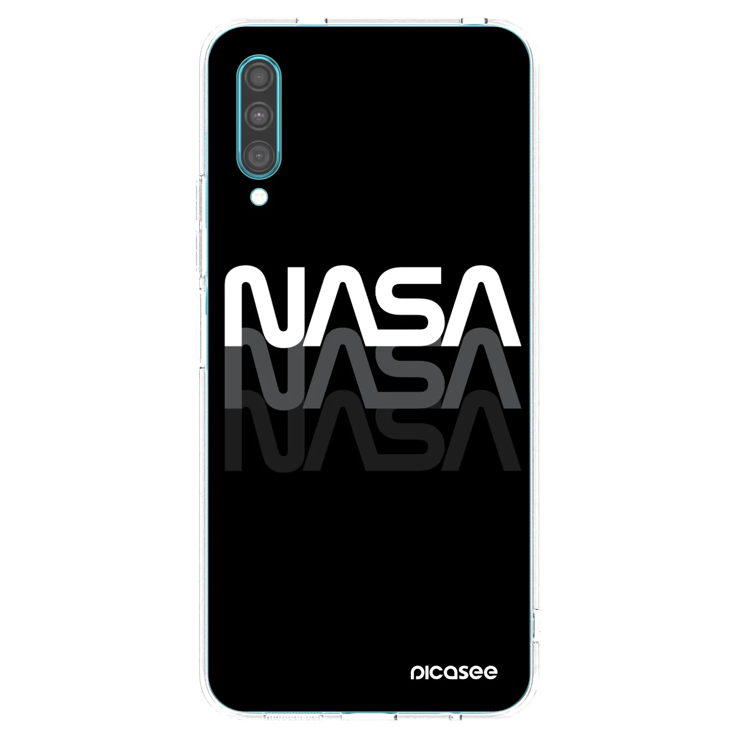 Picasee silikonski prozorni ovitek za Samsung Galaxy A30s A307F - NASA Triple