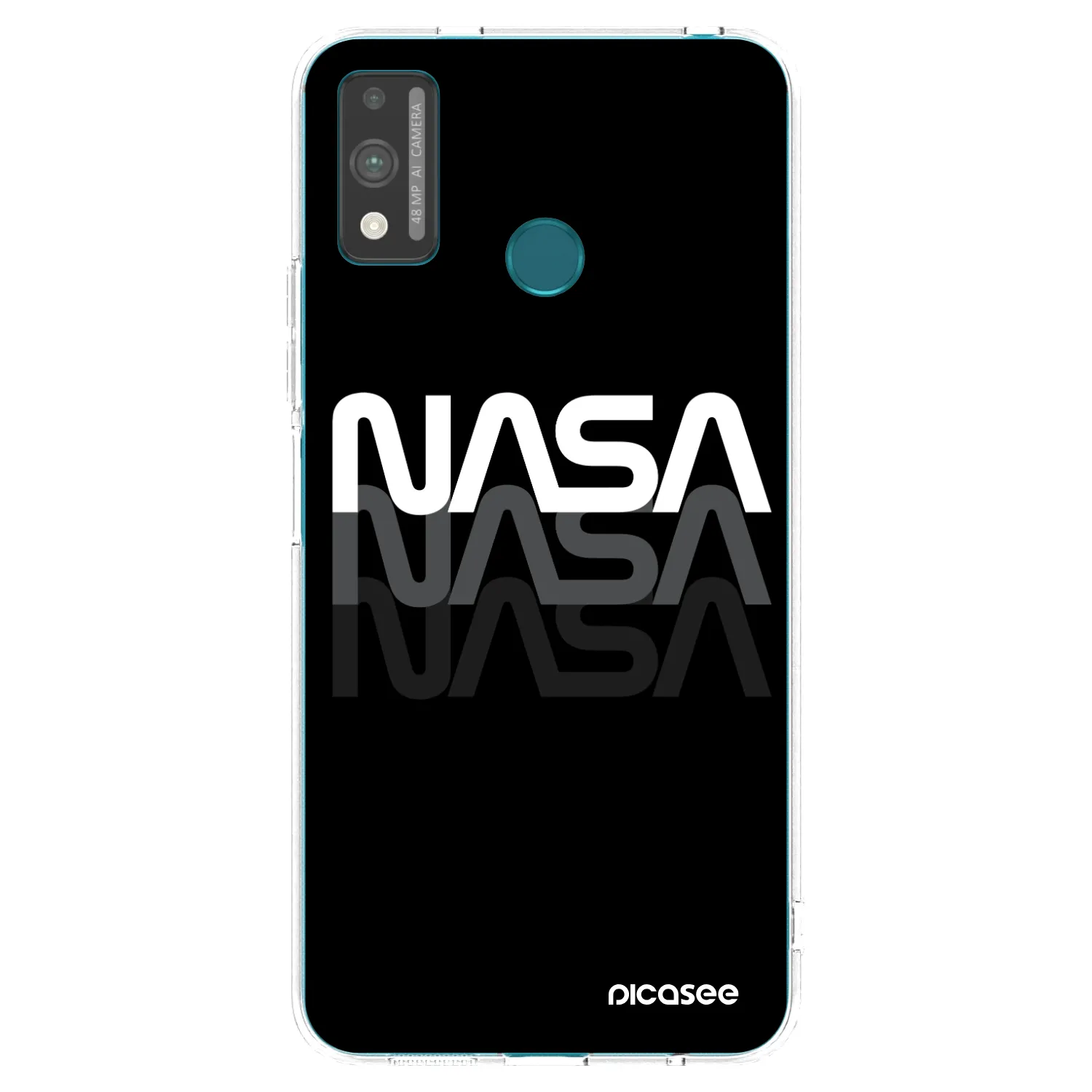 Picasee silikonski prozorni ovitek za Honor 9X Lite - NASA Triple