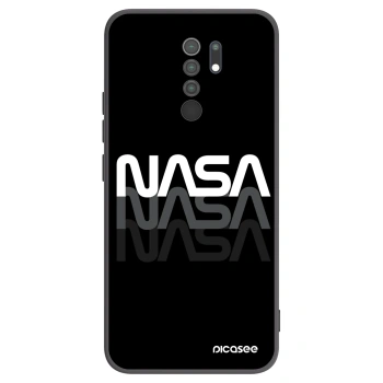 Picasee silikonski črni ovitek za Xiaomi Redmi 9 - NASA Triple