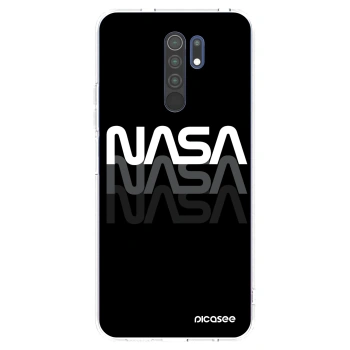 Picasee silikonski prozorni ovitek za Xiaomi Redmi 9 - NASA Triple