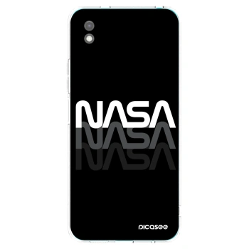Picasee silikonski črni ovitek za Xiaomi Redmi 9A - NASA Triple