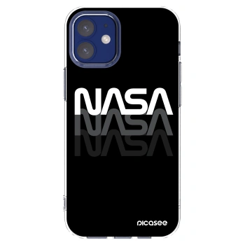 Picasee silikonski prozorni ovitek za Apple iPhone 12 mini - NASA Triple