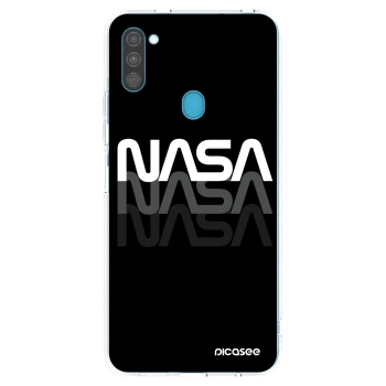 Picasee silikonski prozorni ovitek za Samsung Galaxy M11 - NASA Triple