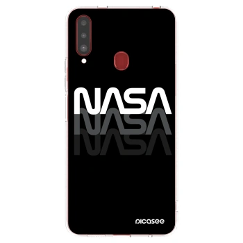 Picasee silikonski prozorni ovitek za Samsung Galaxy A20s - NASA Triple