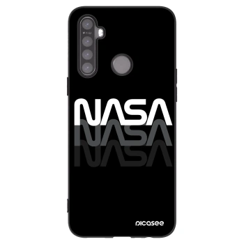 Picasee silikonski črni ovitek za Realme 5 - NASA Triple