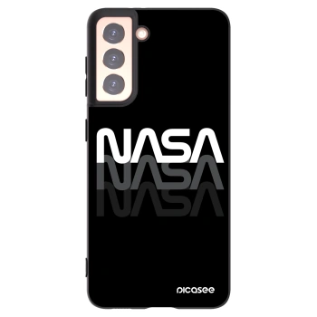 Picasee silikonski črni ovitek za Samsung Galaxy S21 5G G991B - NASA Triple
