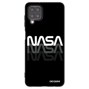 Picasee silikonski črni ovitek za Samsung Galaxy A12 A125F - NASA Triple
