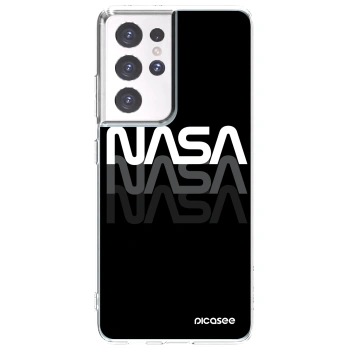 Picasee silikonski prozorni ovitek za Samsung Galaxy S21 Ultra 5G G998B - NASA Triple