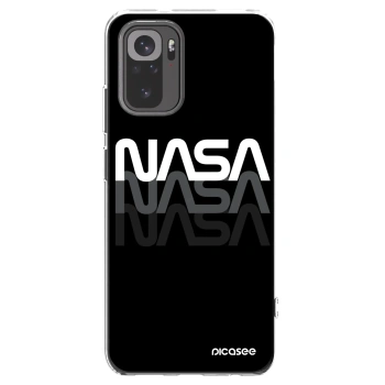 Picasee silikonski prozorni ovitek za Xiaomi Redmi Note 10 - NASA Triple