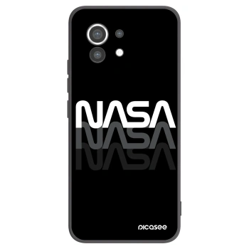 Picasee silikonski črni ovitek za Xiaomi Mi 11 - NASA Triple