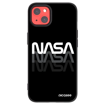 Picasee silikonski črni ovitek za Apple iPhone 13 - NASA Triple