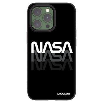 Picasee silikonski črni ovitek za Apple iPhone 13 Pro - NASA Triple