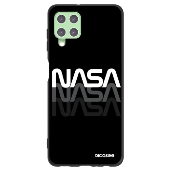 Picasee silikonski črni ovitek za Samsung Galaxy A22 A225F 4G - NASA Triple