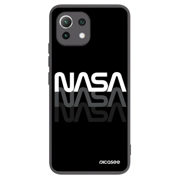 Picasee silikonski črni ovitek za Xiaomi 11 Lite 5G NE - NASA Triple