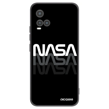 Picasee silikonski črni ovitek za Vivo Y33s - NASA Triple