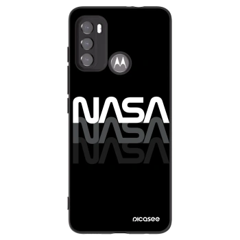 Picasee silikonski črni ovitek za Motorola Moto G60 - NASA Triple