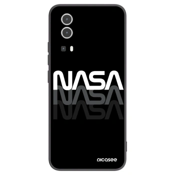 Picasee silikonski črni ovitek za Vivo Y72 5G - NASA Triple