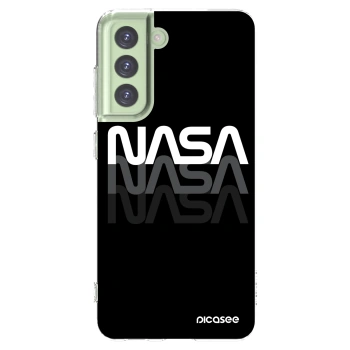 Picasee silikonski prozorni ovitek za Samsung Galaxy S21 FE 5G - NASA Triple