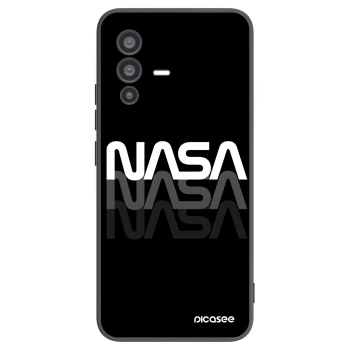 Picasee silikonski črni ovitek za Vivo V23 5G - NASA Triple