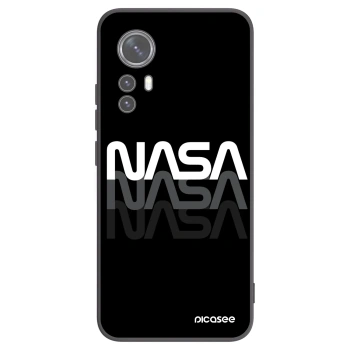Picasee silikonski črni ovitek za Xiaomi 12X - NASA Triple