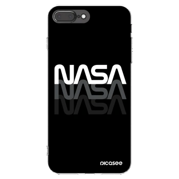 Picasee silikonski prozorni ovitek za Apple iPhone 8 Plus - NASA Triple